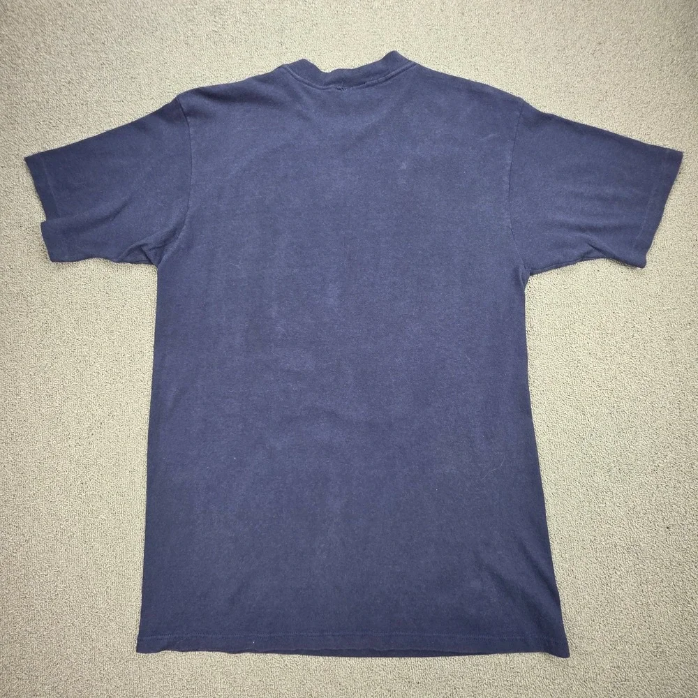 Brazos Garfield What Part Of No T-Shirt Mens Navy‎ Vintage 90s Graphic Medium
